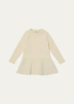 MonclerGirl's Sweatshirt Combo Fit & Flare Dress, Size 12-14
