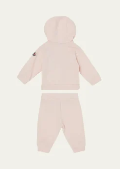 MonclerGirl's Two-Piece Logo-Embroidered Set, Size 3M-3