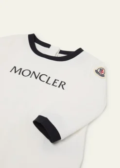 MonclerKid's Three-Piece Logo Cotton Ensemble Set, Size 1M-12M