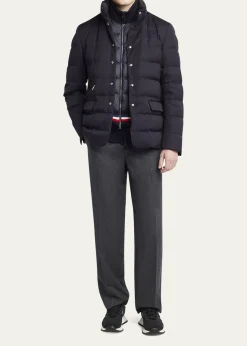 MonclerMen's Bess Down Blazer Jacket