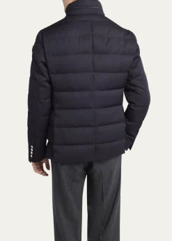 MonclerMen's Bess Down Blazer Jacket