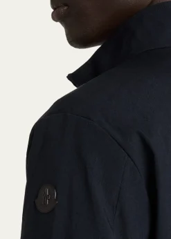 MonclerMen's Bonavent Linen-Blend Wind-Resistant Jacket