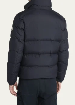 MonclerMen's Bouvaque Tricolor-Trim Down Jacket