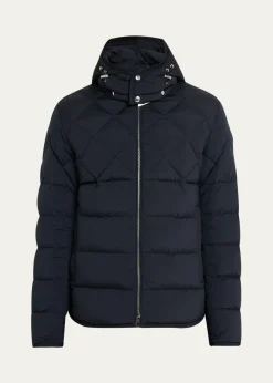 MonclerMen's Cecaud Hooded Short Down Jacket