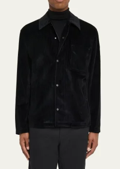 MonclerMen's Cotton Corduroy Button-Front Shirt