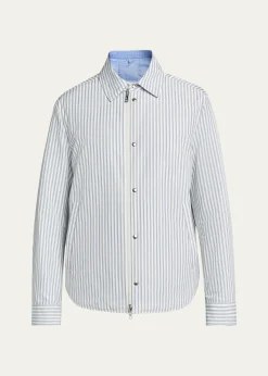 MonclerMen's Crescent Reversible Down Shirt Jacket