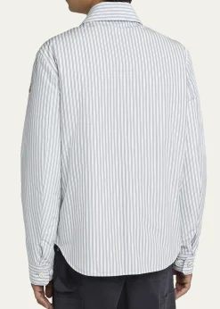 MonclerMen's Crescent Reversible Down Shirt Jacket