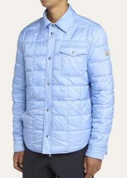 MonclerMen's Crescent Reversible Down Shirt Jacket