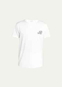 MonclerMen's Double Logo Cotton Jersey T-Shirt