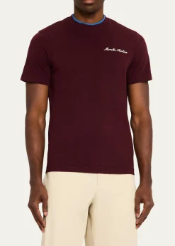 MonclerMen's Embroidered Logo Cotton T-Shirt