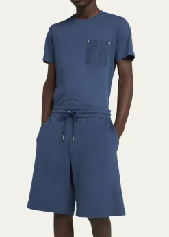 MonclerMen's Fleece Drawstring Shorts