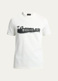 MonclerMen's Graffiti Logo Graphic T-Shirt