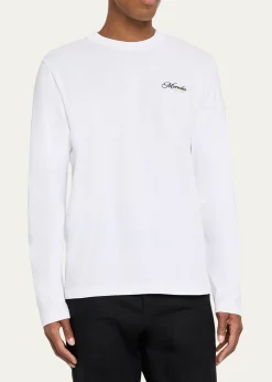 MonclerMen's Heavyweight Long Sleeve T-Shirt