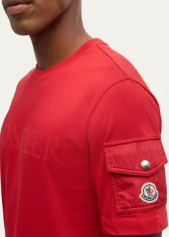 MonclerMen's Laminated Logo T-Shirt