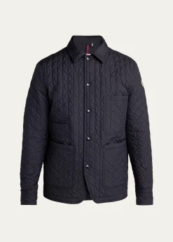 MonclerMen's Logo Quilted Jacket