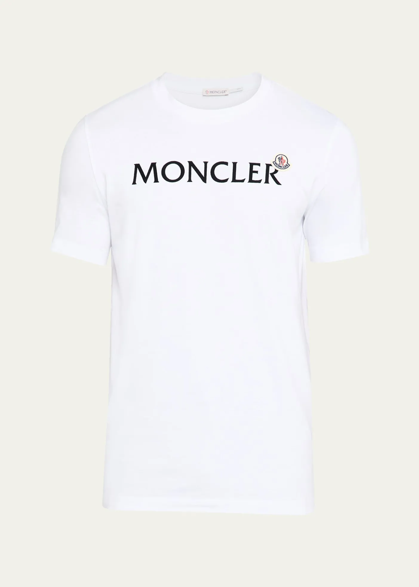 MonclerMen's Logo Script Crewneck T-Shirt
