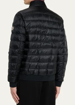 MonclerMen's Quilted Nylon Short Down Jacket