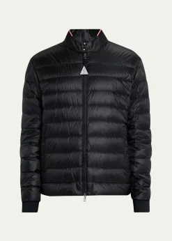 MonclerMen's Quilted Nylon Short Down Jacket