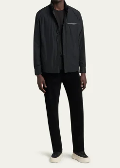 MonclerMen's Snap-Front Down Jacket