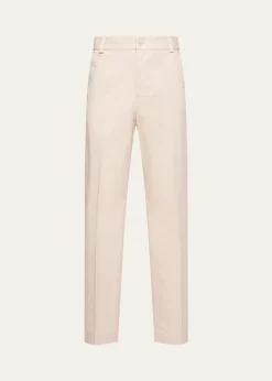 MonclerMen's Tailored Stretch Cotton Straight-Leg Pants