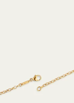 Monica Rich KosannBlack Agate Heart Necklace with Diamonds