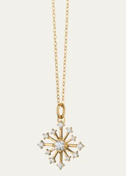 Monica Rich Kosann18-Karat Yellow Gold Star Charm Necklace, 17"