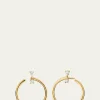 Monica Rich Kosann18k Gold Large Galaxy Hoops