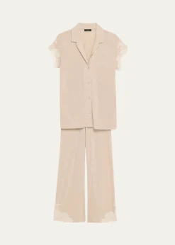 NatoriLuxe Shangri-La Short-Sleeve Pajama Set