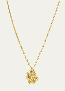 Nickho ReyBraque 14K Gold Vermeil Cubic Zirconia Pendant Necklace