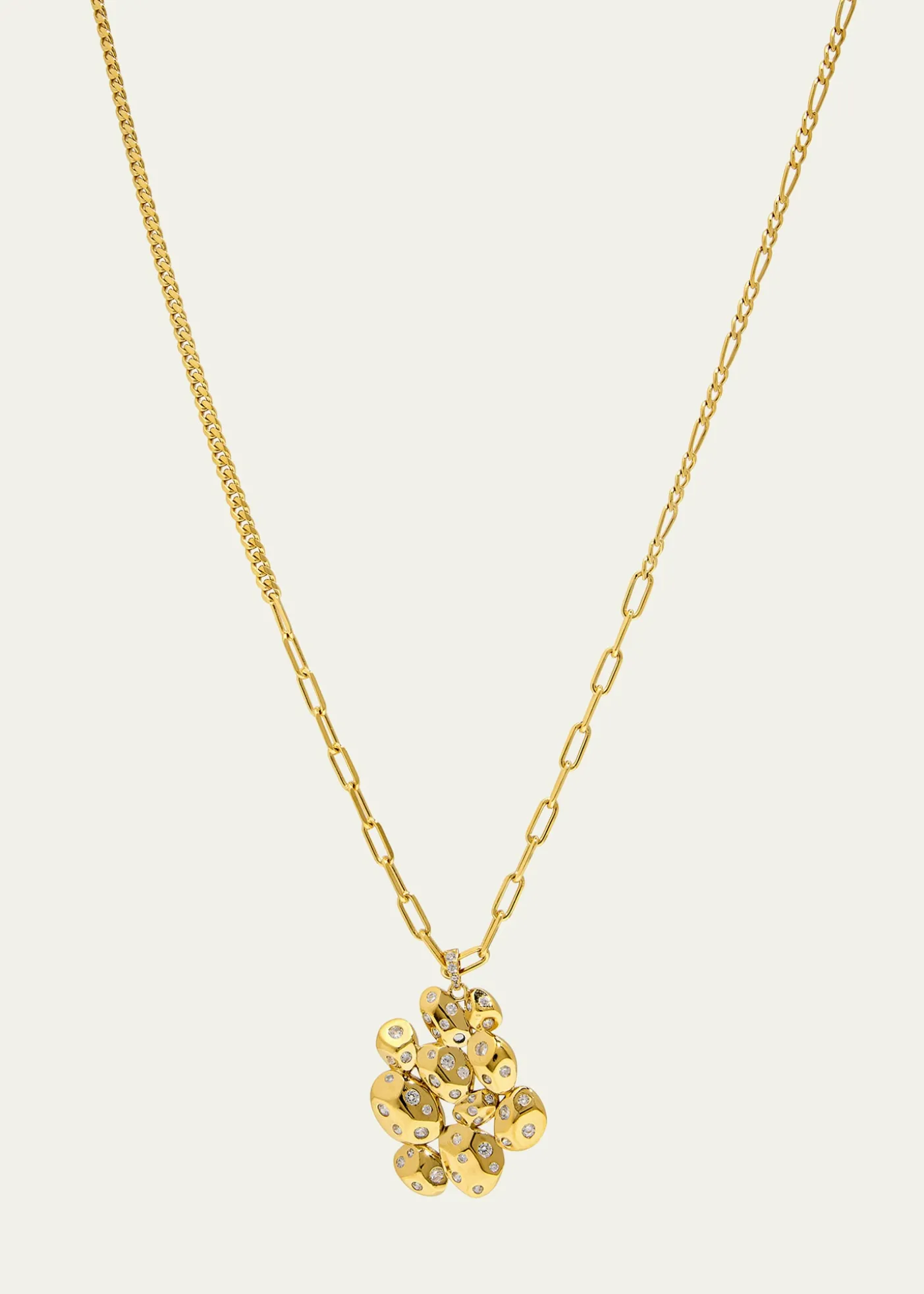 Nickho ReyBraque 14K Gold Vermeil Cubic Zirconia Pendant Necklace