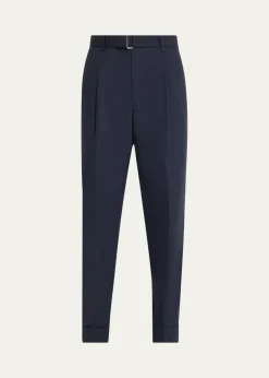 Officine GeneraleHugo Cotton Poplin Tailored Pants