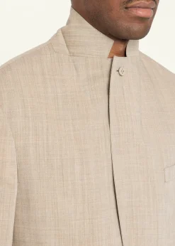 Officine GeneraleMen's Arthus Heathered Wool Single-Breasted Sport Coat