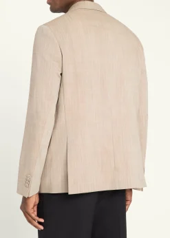 Officine GeneraleMen's Arthus Heathered Wool Single-Breasted Sport Coat