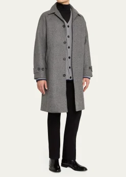 Officine GeneraleMen's Hudson Cavalry Twill Overcoat