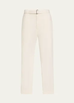 Officine GeneraleMen's Owen Corduroy Self-Belt Pants