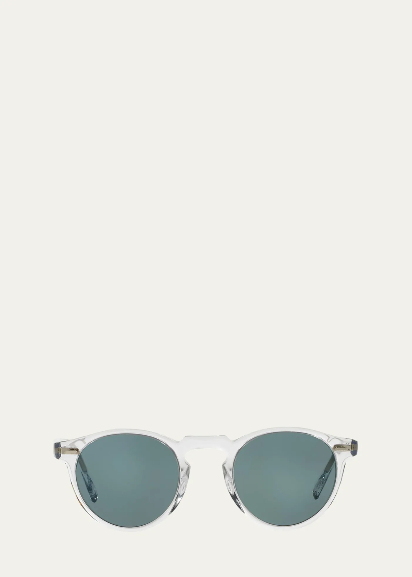 Oliver PeoplesMen's Gregory Peck 47 Round Sunglasses