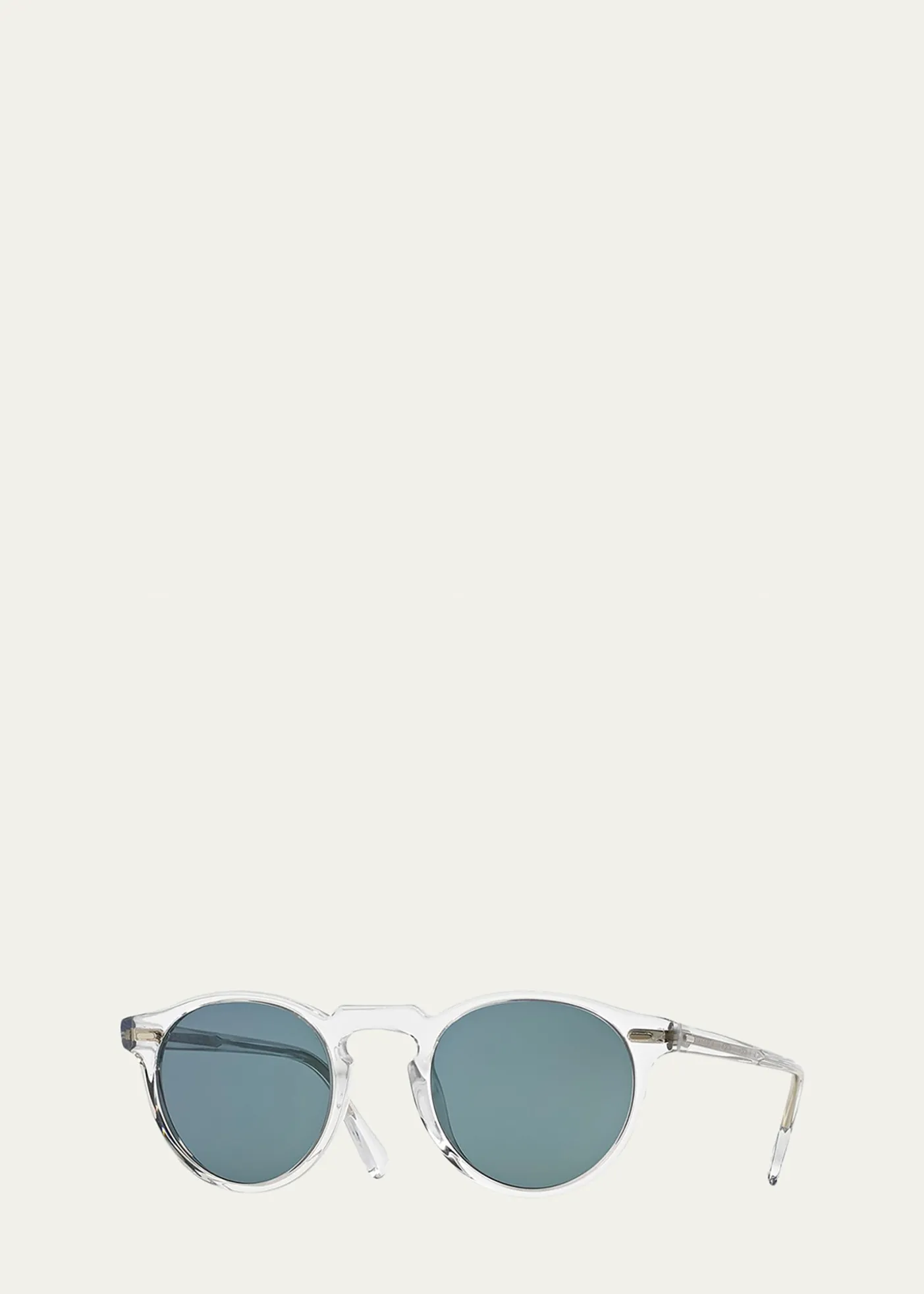 Oliver PeoplesMen's Gregory Peck 47 Round Sunglasses