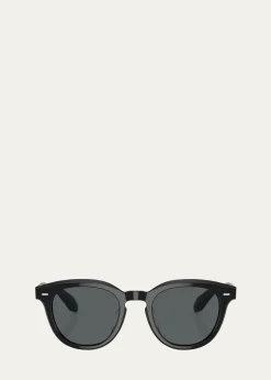 Oliver PeoplesMen's n.05 Sun Acetate Square Sunglasses