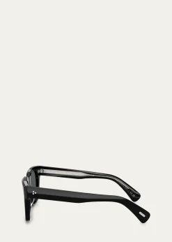Oliver PeoplesMen's Ov5564su Polarized Square Sunglasses