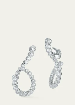 ONDYNHalo Hoop Earrings with Diamonds