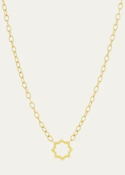 Orly MarcelTextured Oval Link Necklace, 3mm