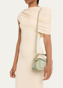 OrotonMica Mini Leather Bowling Bag