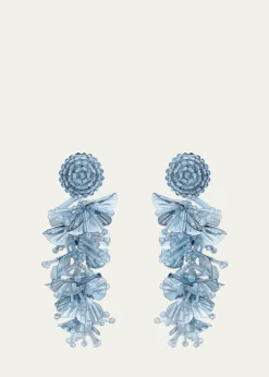 Oscar de la RentaSequin Tassel Drop Earrings