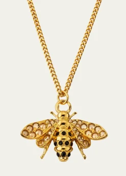 Oscar de la RentaSmall Bee Pendant Necklace