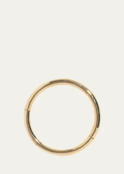 Pamela Love12mm 14k Yellow Gold Plain Clicker Huggie Earring