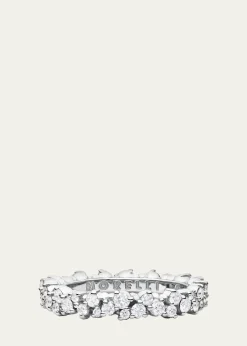 Paul Morelli18K White Gold Small Confetti Ring with Diamonds