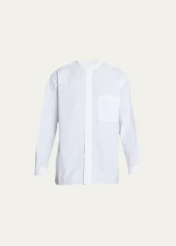 3.1 Phillip LimMen's Band-Collar Relaxed Sport Shirt