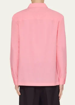3.1 Phillip LimMen's Semi-Sheer Sport Shirt