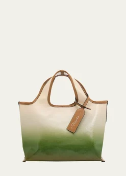 3.1 Phillip LimOmbre Coated Canvas Mini Market Tote Bag