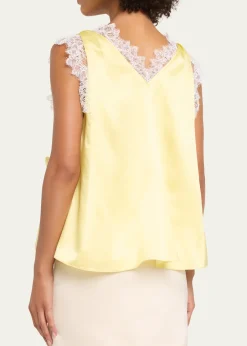 3.1 Phillip LimSleeveless Satin V-Neck Top
